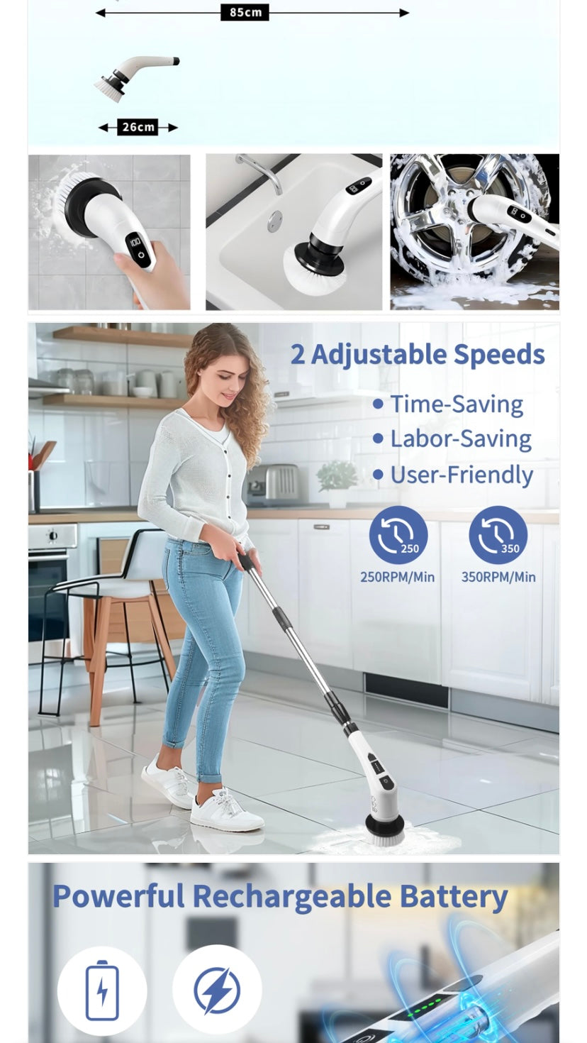 Brosse nettoyante rechargeable